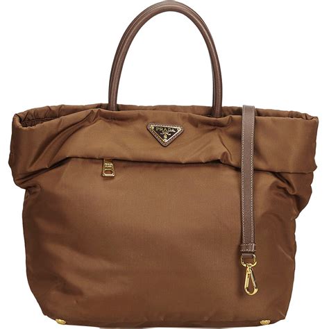 prada bag tan leather|Prada nylon shoulder bag price.